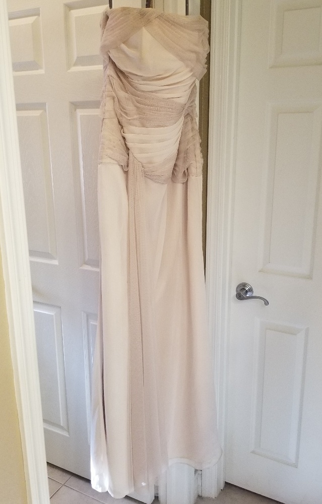 Vera Wang Champagne Dress